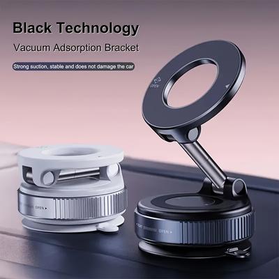 Vacuum Magnetic Suction Car Phone Holder Foldable Extendable 360 Degree Rotating Suction Cup Holder
