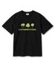 Leijimeli Studio 20-Count Cotton Oversized Short Sleeve T-Shirt Black