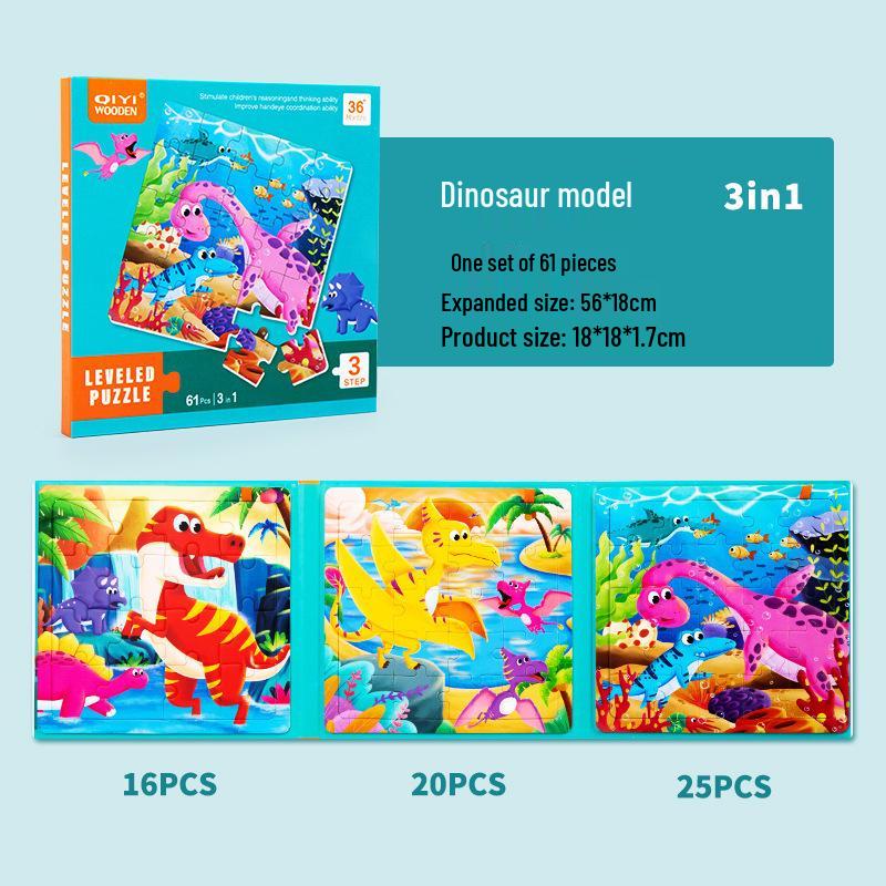 Educational Matching Cards & Toddler Puzzles: Brain-Teasers for Kids 1-3 Years - Early Learning Toy for Boys & Girls