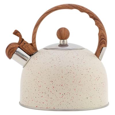Hervidor de té silbante de 2,5 L para estufa, acero inoxidable de grado alimenticio, teteras para cocina, hotel