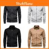 Genç Yetişkinler İçin Renk Bloklu Tasarımlı Erkek Sonbahar Günlük Fermuarlı Kapüşonlu Sweatshirt