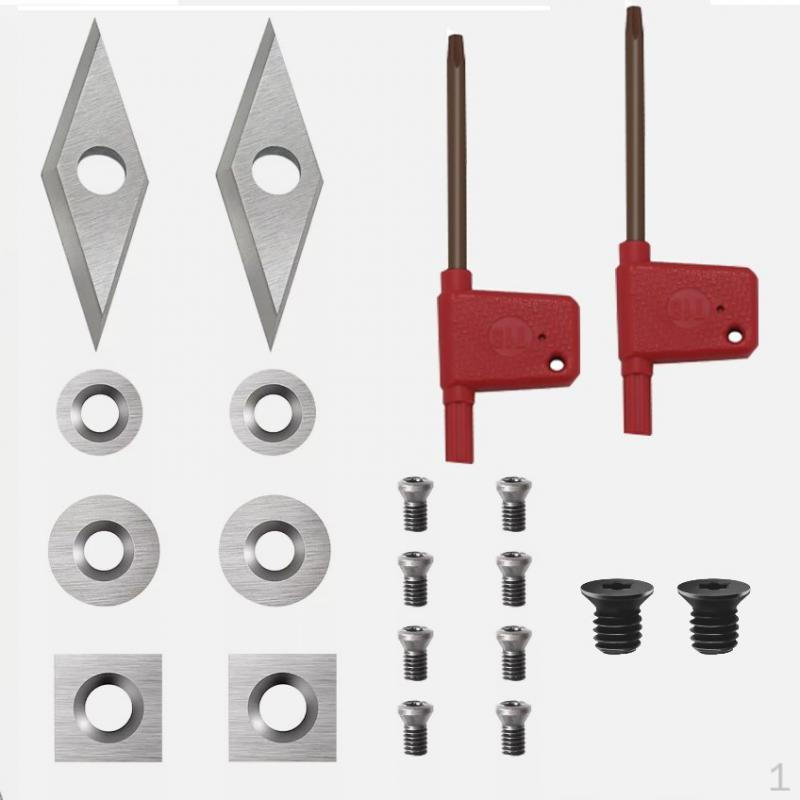 

Набір твердосплавних фрез для заміни токарного інструменту з 8 предметів