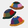 Hand-Crochet Hollow Floral Bucket Hat - Artistic Knit Vacation Hat for Women Breathable & Bohemian Style Crochet Cap
