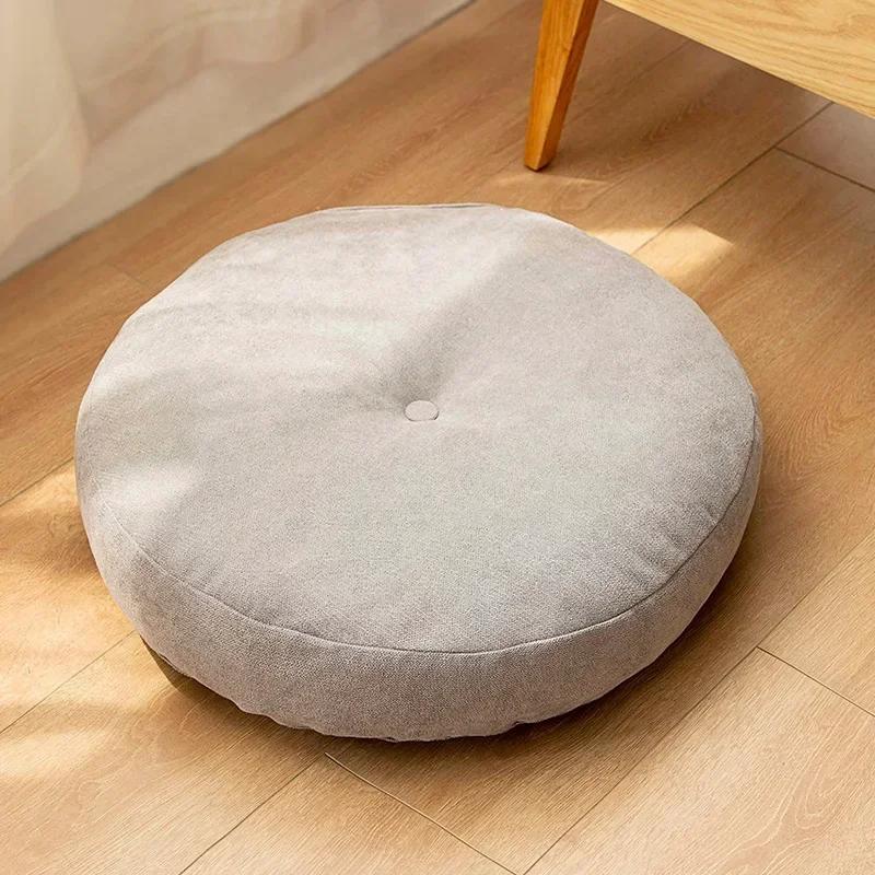 Almohada de espuma viscoelástica universal desmontable y lavable para sofá de cuatro estaciones, adecuada para meditación, yoga, color sólido