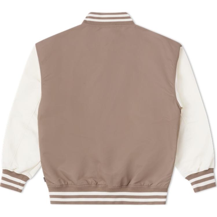 New Converse Baseball Jacket Unisex Khaki 10026912-A05