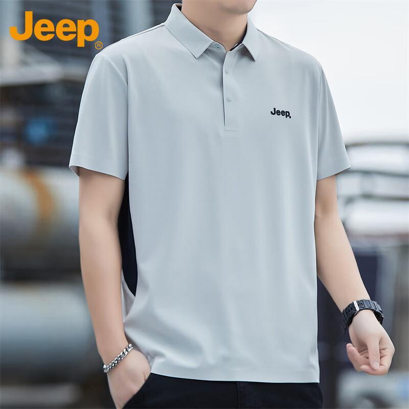 JEEP Men s Ice Silk Quick Dry Polo T-Shirt XL