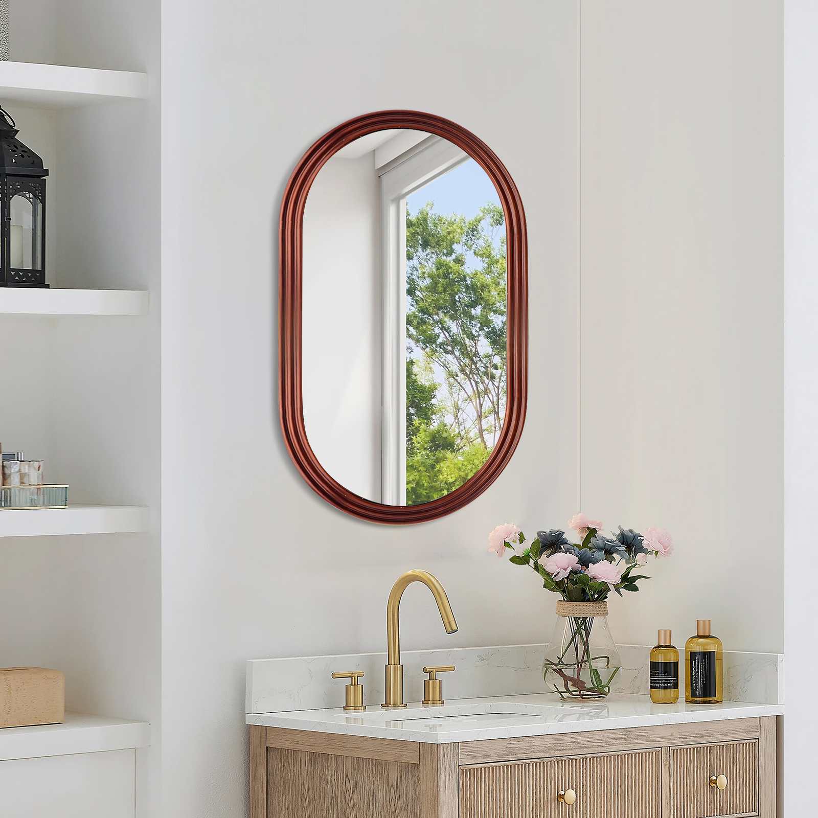 HD Tempered Glass Mirror – Waterproof