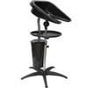 Lavatesta per Parrucchiere Lavatesta Seduto Portatile Verticale Mobile per Lavaggio Capelli