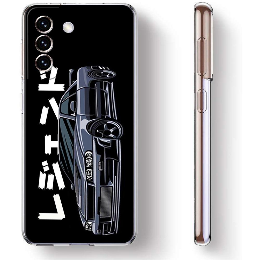 JDM Tokyo Drift Sportwagen Handyhülle Für Samsung Galaxy S22 S21 S20 FE Ultra 5G S10 S10E S9 S8 Plus Note 10 20 Weiche Klare Hülle