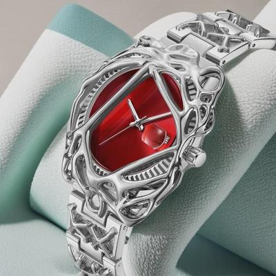 Special-shaped Series Male Retro Fashion Punk Wrist Watches for Man Luxury Quartz Wristwatch Stainless Steel Waterproof Luminous Date Watch