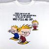 CALVIN & HOBBES LA GENTE MI FA INCAZZARE Cotone Tutte le Taglie Maglietta Unisex LI1105 T-Shirt Unisex