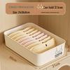 3-in-1 Underwear Organizer Box with Lid: Compartmentalized Storage for Panties, Socks, and Bras.