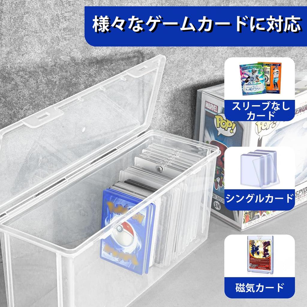 MFDXWCV Deck Trading Card Trading Card Card Trading Card of Card Card Box Case, Case, Storage, Case, Card, Transparent, Storage, [Set 1+9], Storage,