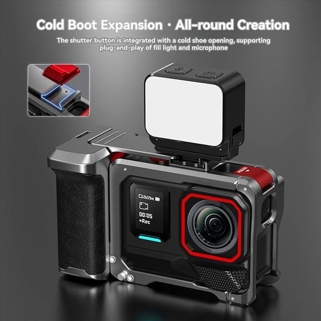 Camera Xplorer Grip Holder for Pro 2/1 Aluminum Frame Cage Camera Extension Bracket with Shutter Button