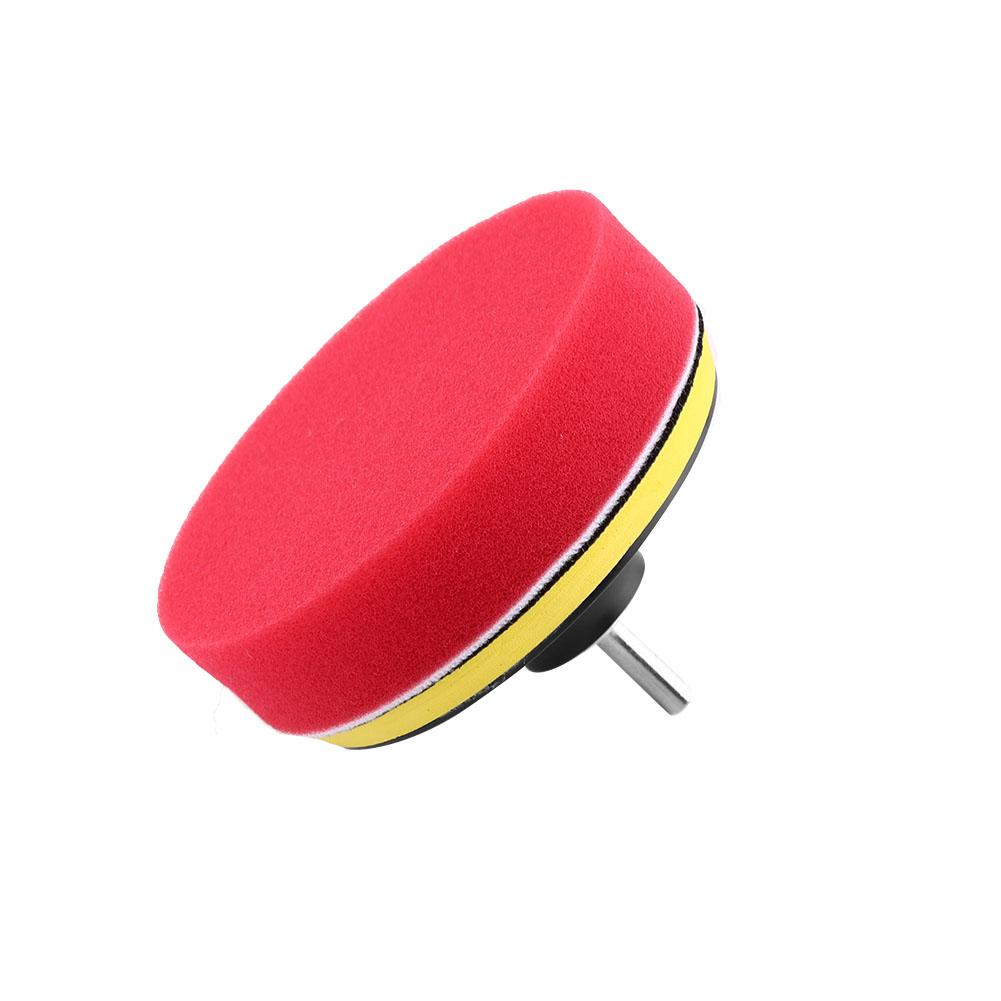 19Pcs 4  5  6  Sponge Buffing Polishing Pad Kit for Car Polisher Buffer with Drill Adapter