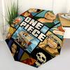 1 Stück Automatischer Faltregenschirm - Monkey D. Luffy Muster Tragbares faltbares Design mit 8 Speichen Weihnachts-Geburtstagsgeschenke