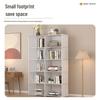 Multi-Layer Dustproof Floor Bookshelf for Home and Kids' Books, Desk-Side Book Storage Rack