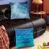 Blue Ocean Pillow Case Fashion Square Pillowcase Bedroom Sofa Room Ins Decoration Leisure