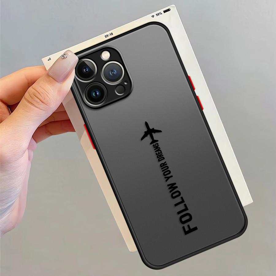 Case for iPhone 17 Pro Max 13 Mini Air 7 8 SE XS XR 15 14 11 16 Plus 12 Funda Back Phone Cover Travel Airplane Route