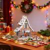 Building,Christmas Building Block Toys, Children'S Small  Gingerbread House