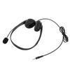 3.5mm Computer Headset with Microphone Noise Cancelling Head Mounted Headphone Wired Call Center Headsets for Business