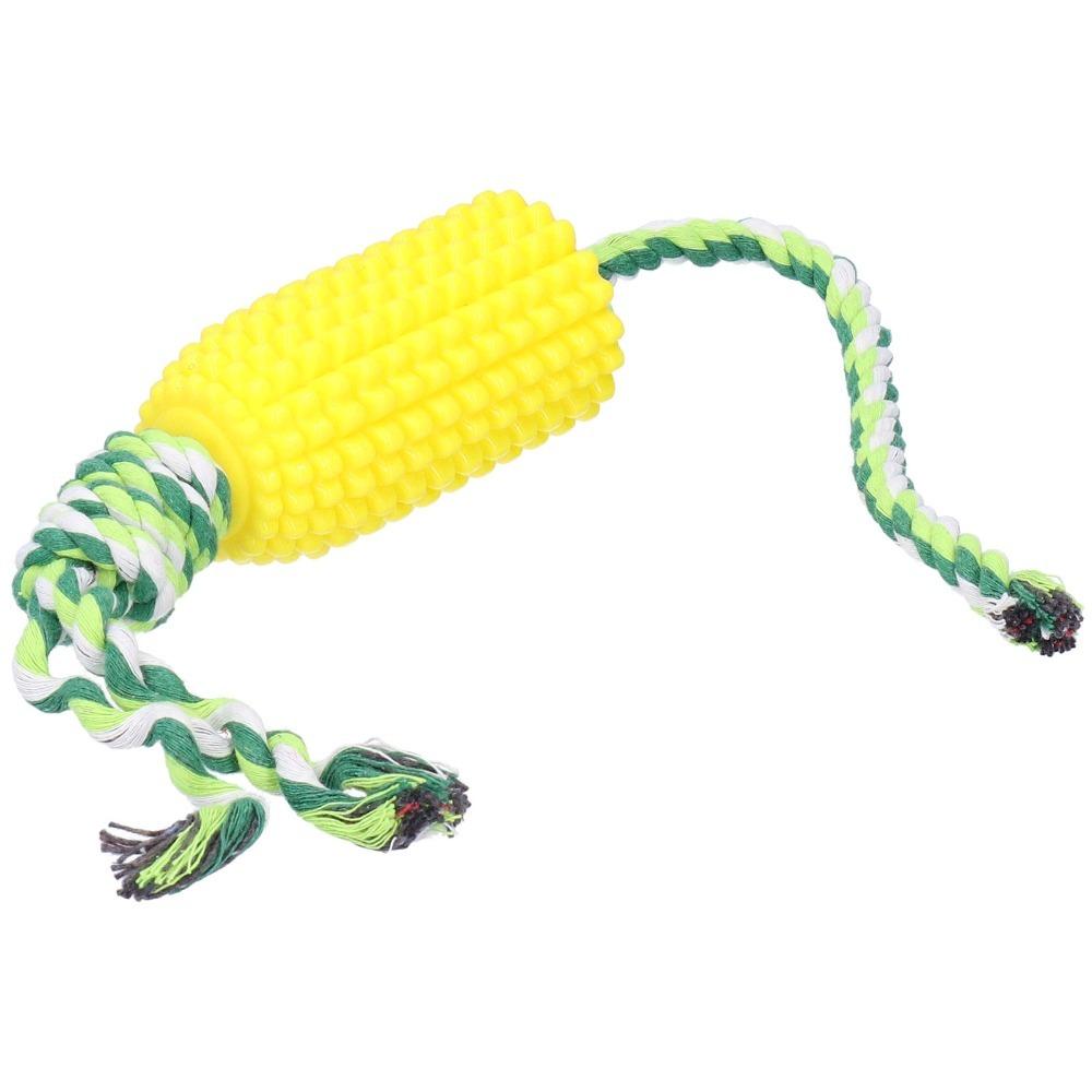 Tough Chew Corn Dog Toy Leak Food Dog Teeth Cleaning Toy Food Dispensing Dog Toy Puppy Teething