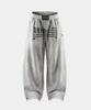 BADBLOOD Shield Old Glory 2-Way Curved Jogger Trousers - Dusty White