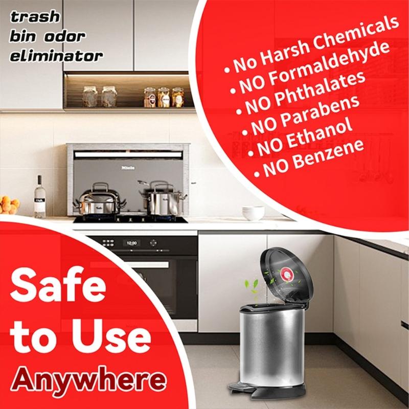 Trash Can Adhesive Air Freshener Discs for Bedroom Office Gym Bathroom Odor Neutralizer