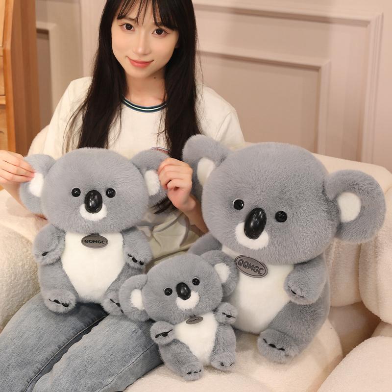 Lifelike Koala Plush Toy Stuffed Animals Koala Bear Baby Doll Kids Sleeping Huggable Pillow for Children Creative Sweet Gifts