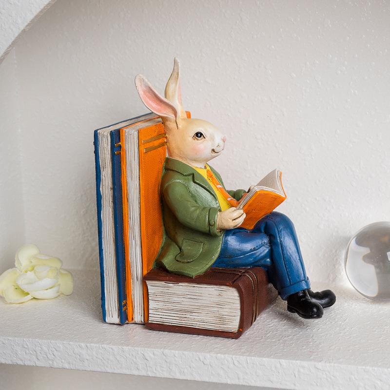Mr. Rabbit Resin Ornament: Home & Office Decoration