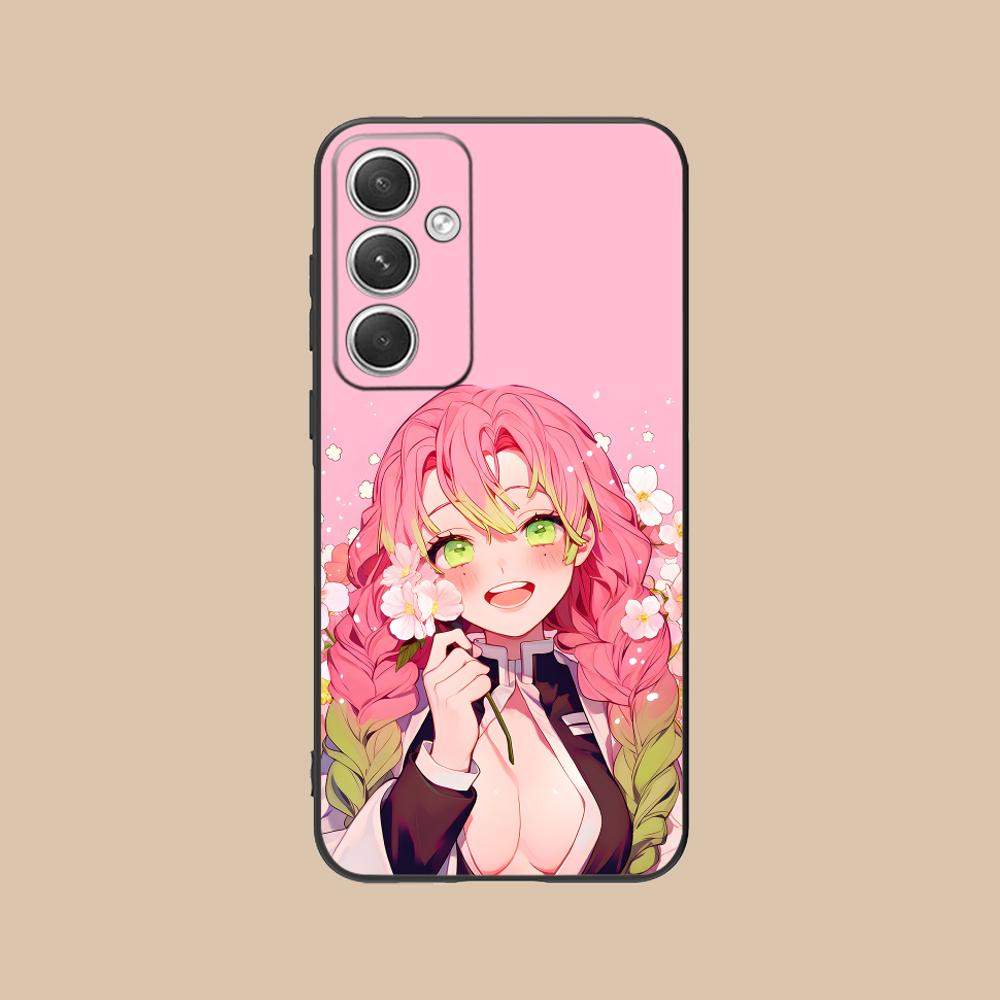 Demon Slayer Mitsuri Phone Case for Samsung Galaxy S25 S24 S23 S22 S21 S20 Note20 Plus FE Ultra Colour Protective Pretty Luxury