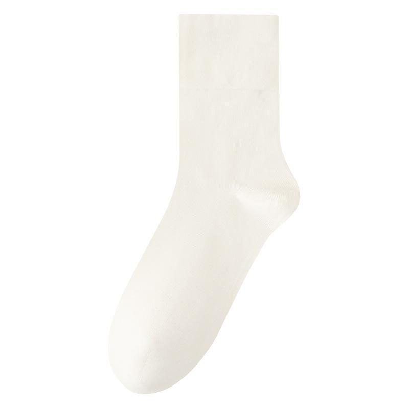 Autumn and Winter Men's Long Socks, Antibacterial and Deodorizing, Winter Coffee-colored Boneless Socks, Mid-calf Socks