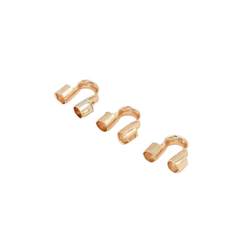 100Pcs U Shape Wire Guards for Jewelry Making Copper Connector for Jewelry DIY Accessories