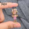 Decorative Suit Accessory Christmas Nutcracker Brooch Pin, Rhinestone Enamel Soldier Badge for Festive Clothing Women Men, Xmas Holiday Jewelry Coats