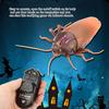 Remote Control Cockroach Toy Fake Crawling Prank Gadget for with Infrared Control for Halloween Christmas Day