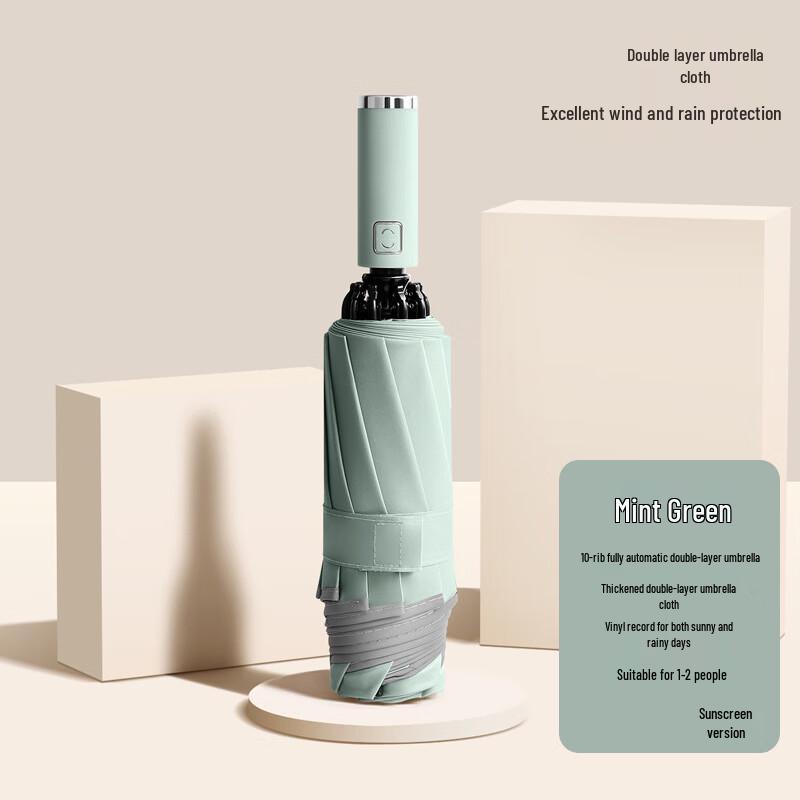 OLOMM Automatic Sun Protection Car Umbrella