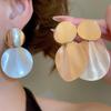 Big Pendant Earrings European and American Metal Earnail Design Earrings