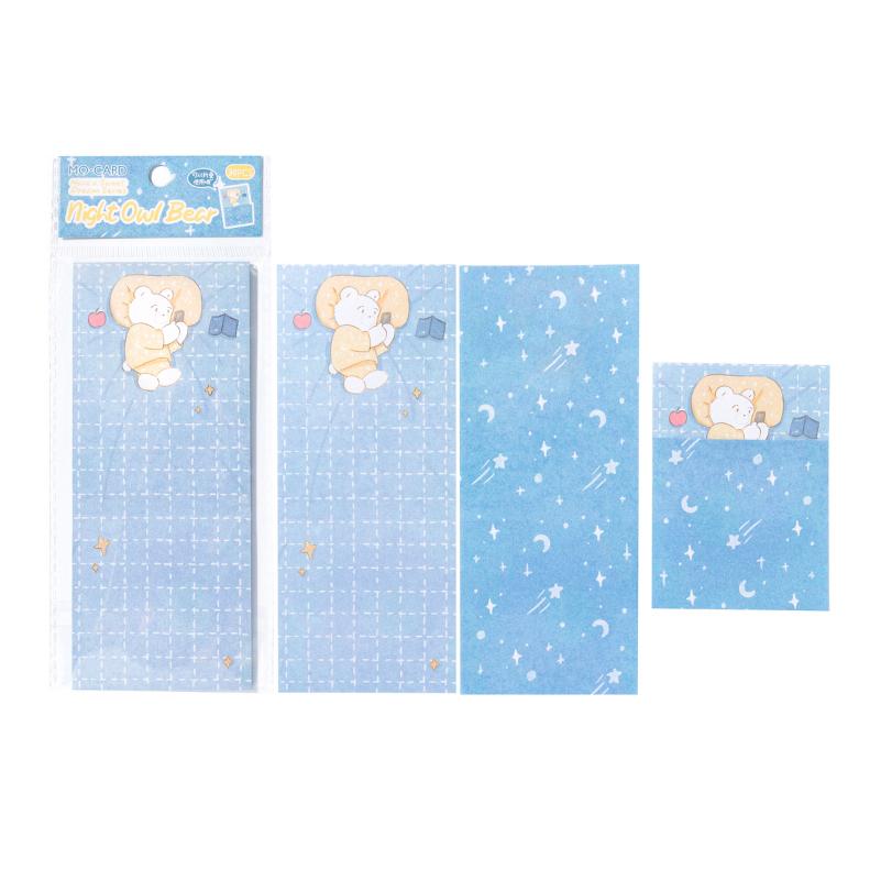 

30sheets Sleep Well Series Cute Animals Folding Message Notes DIY Scrapbooking Material Paper School Office Supplies