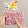 Cartoon 26 Keys Keyboard Keychain Pressable Keys Stress Relief Fidget Toy  Travel Use