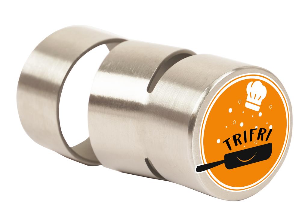 Trifri Toothpick Dispenser Compact Stainless Steel Cocktail Picks Holder For Patio Stool & Dinner Table one circular spiraled Holder