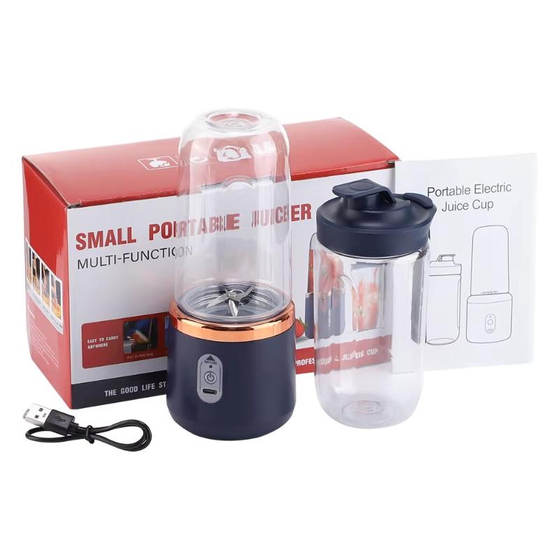 1/2Pcs 4 Color 400Ml Portable Usb Electric Travel Juicer Cup For Smoothie Milkshake Kitchen Mini Mixer Tool