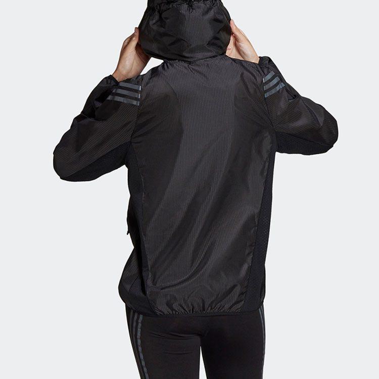 adidas Jackets Women's Black Hooded Moderate Other HC7976