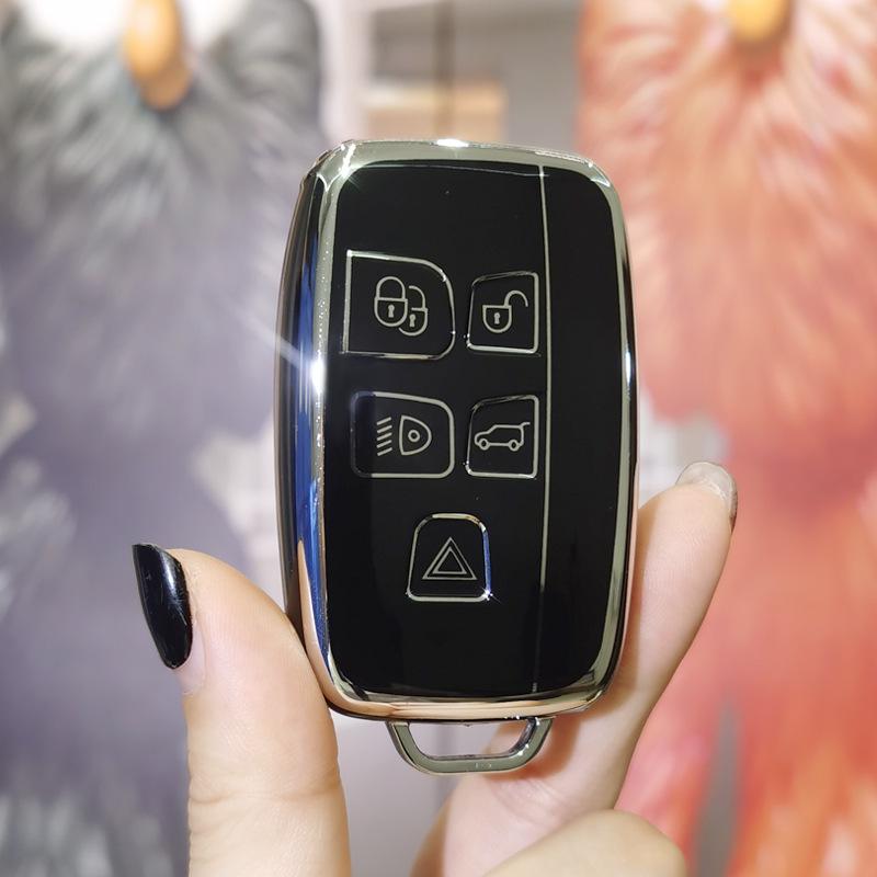 Jaguar Key Case for Men & Women: Fits XEL, XFL, F-Pace, XF, XE, XJ, F-Type.