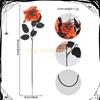 Black Spiders Artificial Rose Flower Stem For Gothics Wedding Party Centerpieces top sale