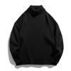 Japanese Style Men's Solid Turtleneck Sweater Autumn Winter Loose Casual Knitwear