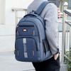 Unisex Minimalist Backpack - Multi-Layer Pocket Design for Business Travel & Student Life
