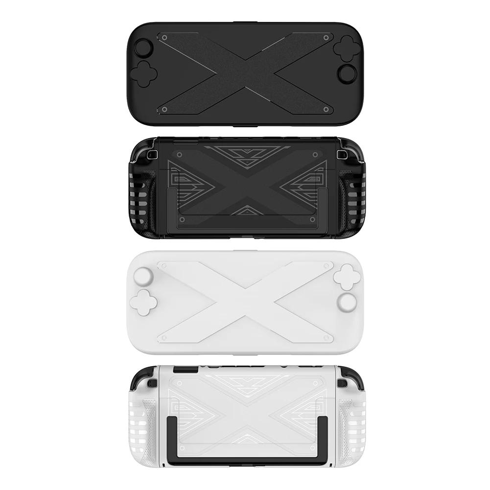 TPU+PC Case Ergonomic Handle Grip Cover Anti-Slip Protective Case Cover Host Shell for Nintendo for Switch 2 Console Accessories