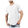 Men's Short Sleeve T-Shirts Casual Blouse Round Neck Tee Shirt Summer Soft Tops