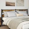 Replacement Headboard Smoked Oak 193 cm Iron and Wood Based Material