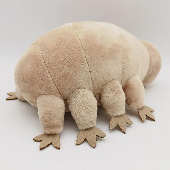 Tardigrade Water Bear Plush Toy Realistic Soft Animal Stuffed Doll Great Pillow Gift for Biology Enthusiasts Kids Home Decor